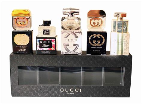 gucci miniature perfume sets|gucci mini perfume gift set.